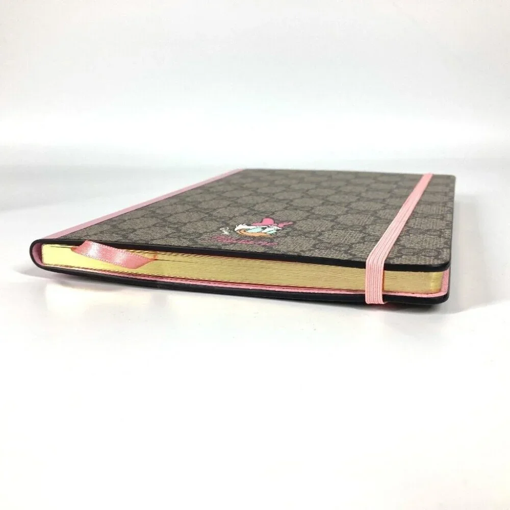 GUCCI Disney collaboration Daisy Duck GG Supreme Note Notepad notebook Unused